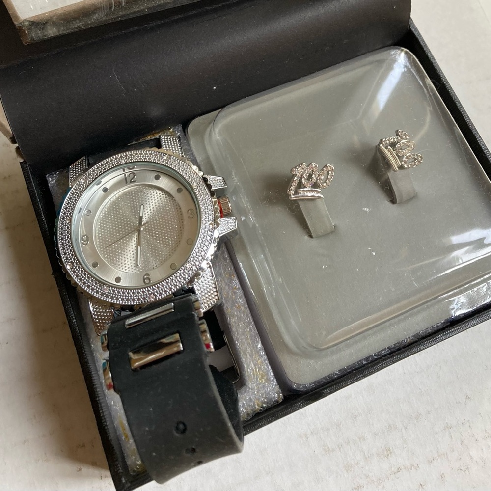 Watch + Earrings